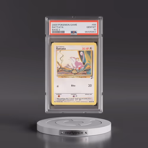 2000 Pokémon Game Base II #89 Rattata (PSA 10 GEM MINT)