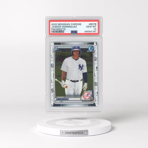 2020 Bowman Chrome Prospects #BCP8 Jasson Dominguez (PSA 10 GEM MINT)