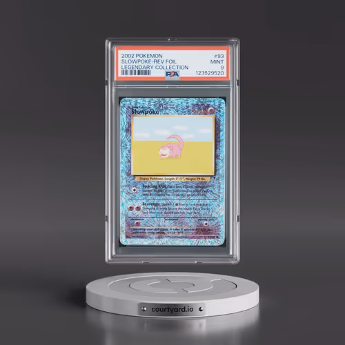 2002 Pokémon Legendary Collection #93 Slowpoke - Reverse Foil (PSA 9 MINT)