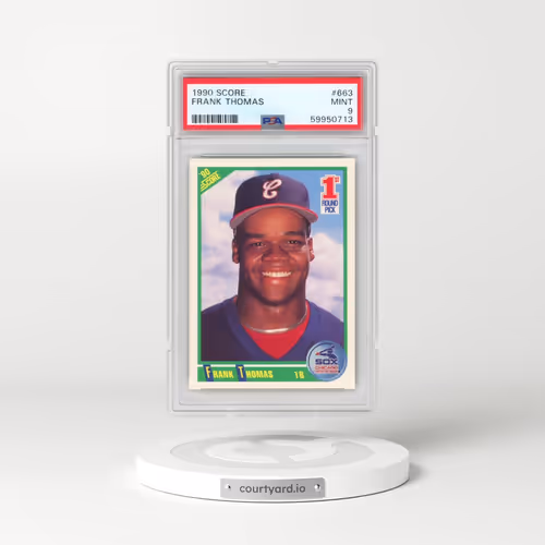 1990 Score #663 Frank Thomas (PSA 9 MINT)