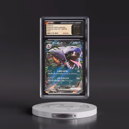 2023 Pokémon Card 151 #024/165 Arbok ex - Holo (CGC 10 PRISTINE)