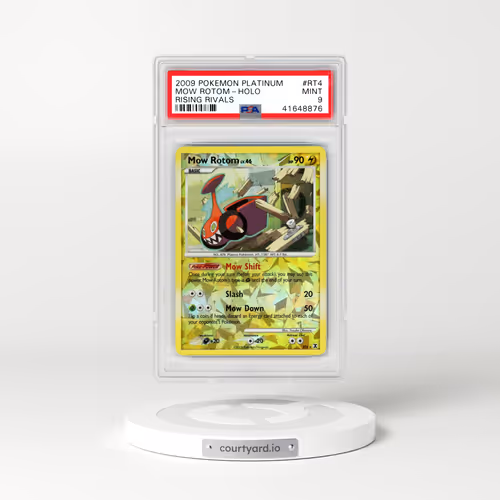 2009 Pokémon Platinum Rising Rivals #RT4 Mow Rotom - Holo (PSA 9 MINT)
