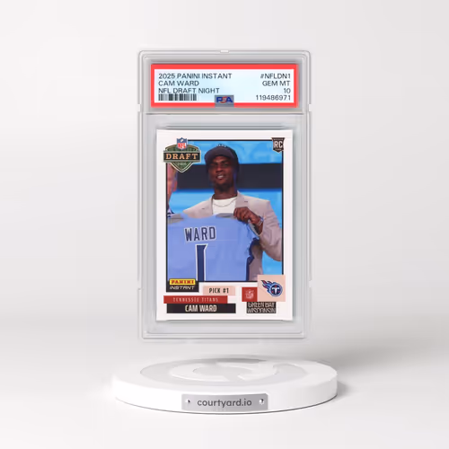 2025 Panini Instant NFL Draft Night #NFLDN1 Cam Ward (PSA 10 GEM MINT)