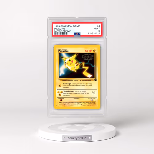 1999 Pokémon Game Movie #4 Pikachu - Movie Promo (PSA 9 MINT)