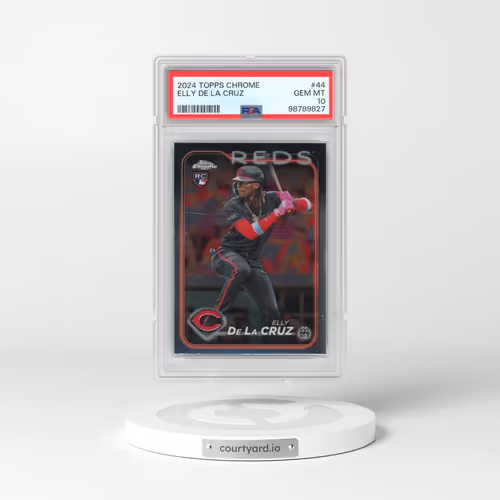 2024 Topps Chrome #44 Elly de La Cruz (PSA 10 GEM MINT)