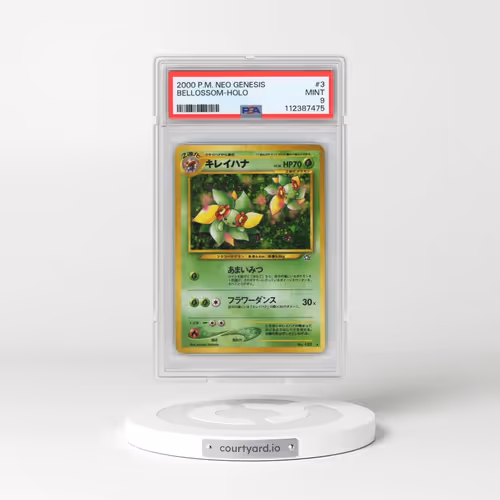 2000 Pokémon Neo Genesis #3 Bellossom - Holo (PSA 9 MINT)