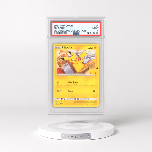 2021 Pokémon Mcdonald's Collection #25 Pikachu (PSA 9 MINT)