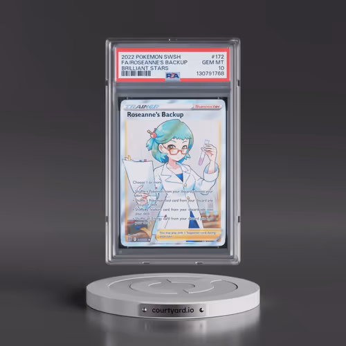 2022 Pokémon Sword & Shield Brilliant Stars #172 Roseanne's Backup - Full Art (PSA 10 GEM MINT)