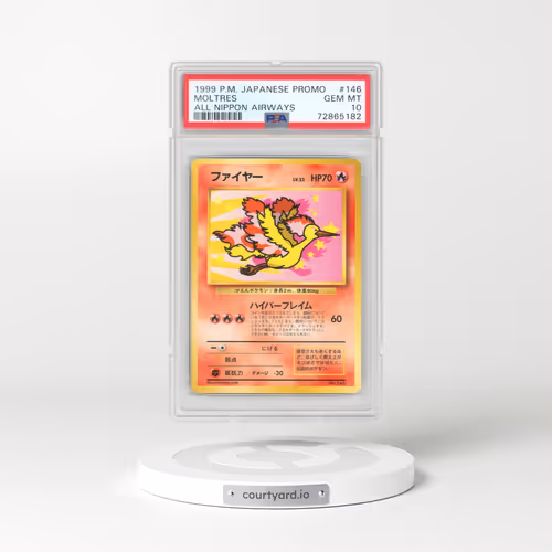 1999 Pokémon Promo Ana Airways #146 Moltres - All Nippon Airways (PSA 10 GEM MINT)