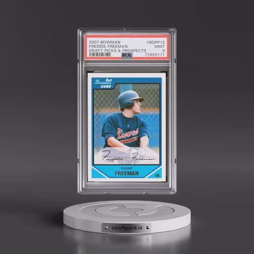 2007 Bowman Draft Picks & Prospects #BDPP12 Freddie Freeman (PSA 9 MINT)
