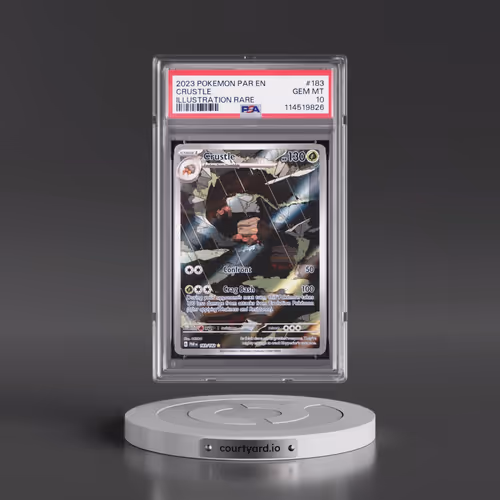 2023 Pokémon Par EN-Paradox Rift #183 Crustle - Illustration Rare (PSA 10 GEM MINT)