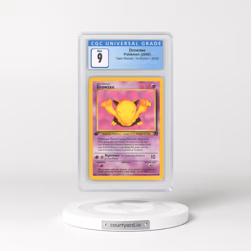 2000 Team Rocket #54/82 Drowzee - 1st Edition 1st Edition (CGC 9 MINT)