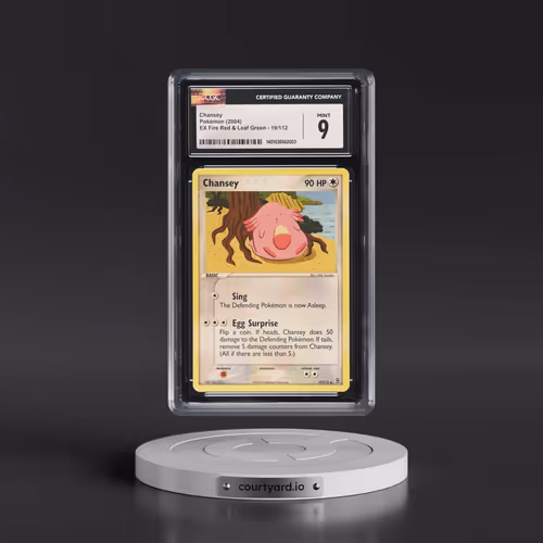 2004 EX Fire Red & Leaf Green #19/112 Chansey (CGC 9 MINT)