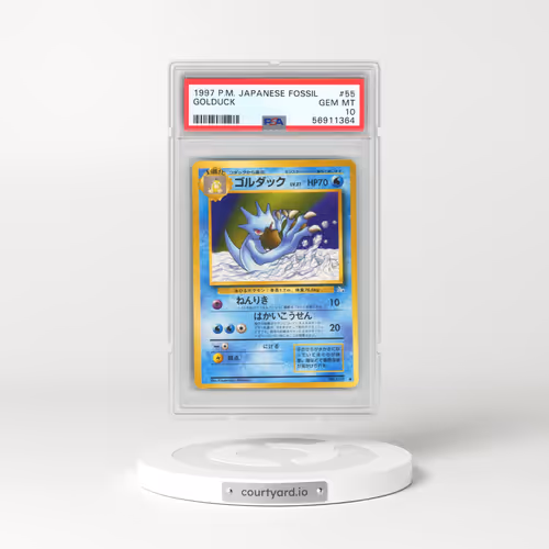 1997 Pokémon Fossil #55 Golduck (PSA 10 GEM MINT)