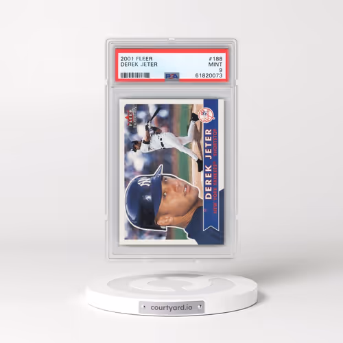 2001 Fleer #188 Derek Jeter (PSA 9 MINT)