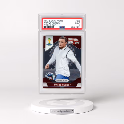 2014 Panini Prizm World Cup #142 Wayne Rooney (PSA 9 MINT)