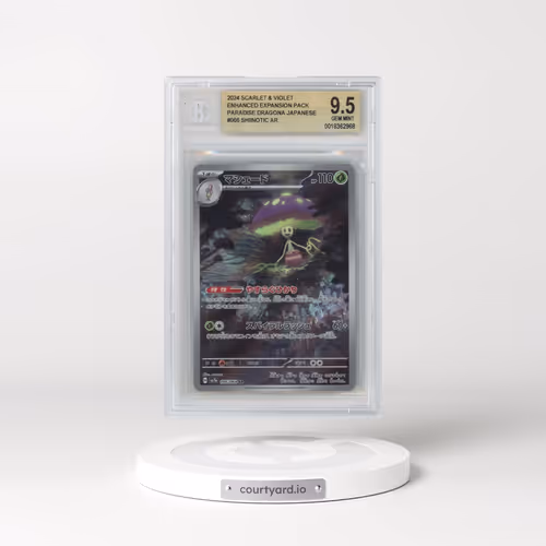 2024 Pokémon Scarlet and Violet Enhanced Expansion Pack Paradise Dragona #066 Shiinotic AR (BGS 9.5