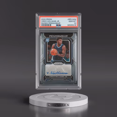 2022 Panini Prizm Rookie Penmanship #RPVWM Vince Williams Jr. (PSA 10 GEM MINT)