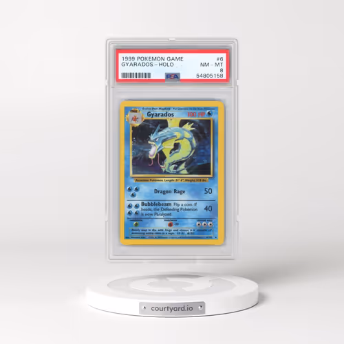 1999 Pokémon Game #6 Gyarados - Holo (PSA 8 NM-MT)
