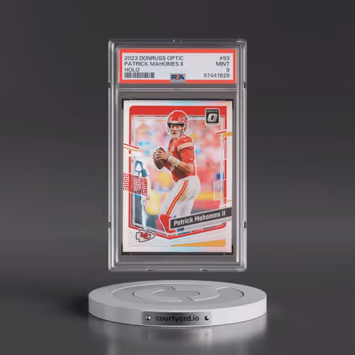 2023 Panini Donruss Optic #93 Patrick Mahomes II - Holo (PSA 9 MINT)