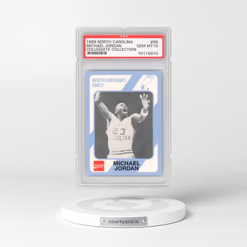 1989 Collegiate Collection North Carolina #65 Michael Jordan (PSA 10 GEM MINT)