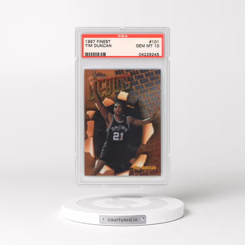 1997 Finest #101 Tim Duncan (PSA 10 GEM MINT)
