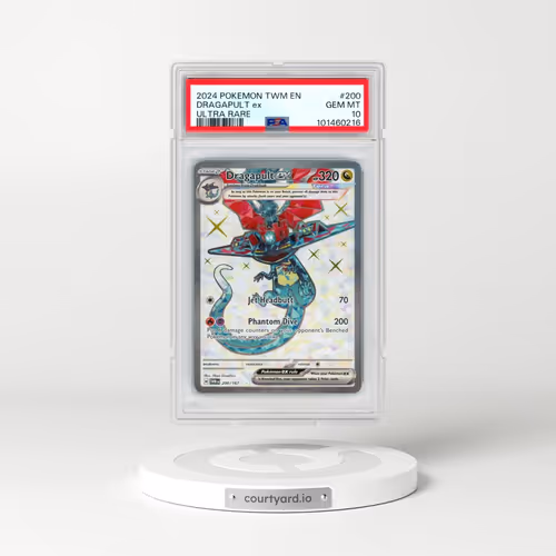 2024 Pokémon Twm EN-Twilight Masquerade #200 Dragapult EX - Holo Ultra Rare (PSA 10 GEM MINT)
