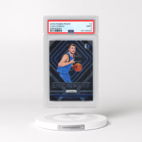 2018 Panini Prizm Emergent #3 Luka Doncic (PSA 9 MINT)