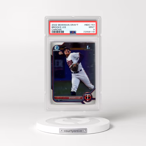 2022 Bowman Draft #BDC153 Brooks Lee - Chrome (PSA 9 MINT)