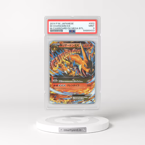 2014 Pokémon M Charizard EX Mega Battle #002 M Charizard EX - Holo (PSA 9 MINT)