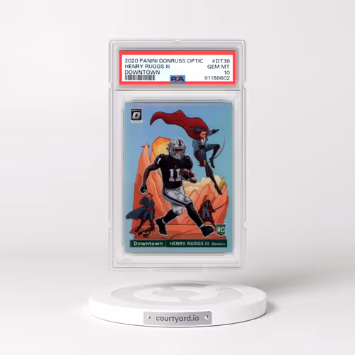 2020 Panini Donruss Optic Downtown #DT38 Henry Ruggs III (PSA 10 GEM MINT)