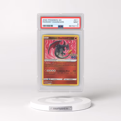 2022 Pokémon Go #011 Radiant Charizard - Holo (PSA 9 MINT)