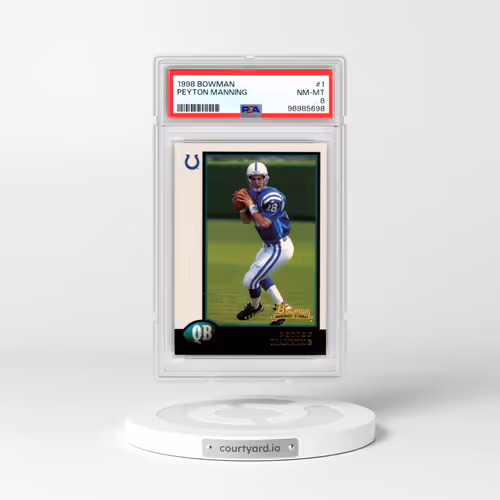 1998 Bowman #1 Peyton Manning (PSA 8 NM-MT)