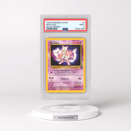 1999 Pokémon Game Movie #3 Mewtwo - Movie Promo (PSA 9 MINT)