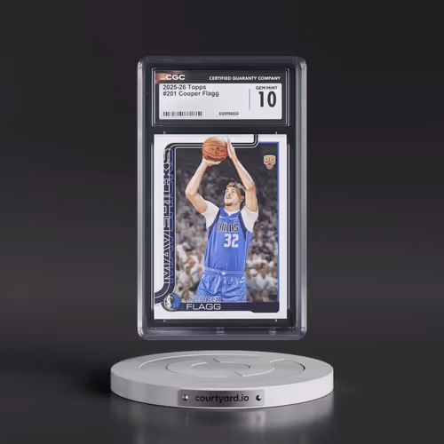 2025 Topps #201 Cooper Flagg (CGC 10 GEM MINT)