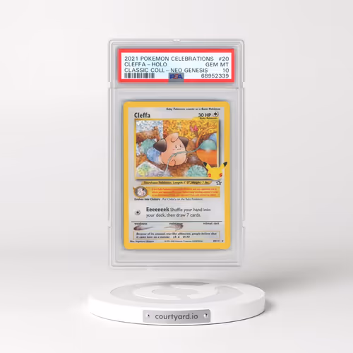 2021 Pokémon Celebrations Classic Collection #20 Cleffa - Holo (PSA 10 GEM MINT)