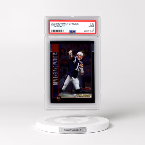2002 Bowman Chrome #99 Tom Brady (PSA 9 MINT)