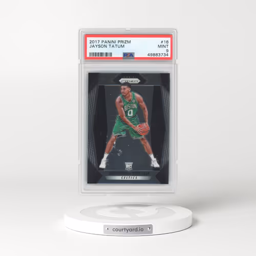 2017 Panini Prizm #16 Jayson Tatum (PSA 9 MINT)