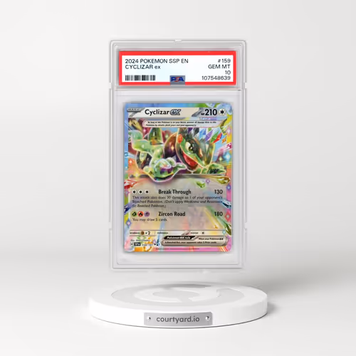 2024 Pokémon Ssp EN-Surging Sparks #159 Cyclizar EX - Holo (PSA 10 GEM MINT)