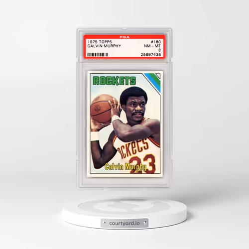 1975 Topps #180 Calvin Murphy (PSA 8 NM-MT)