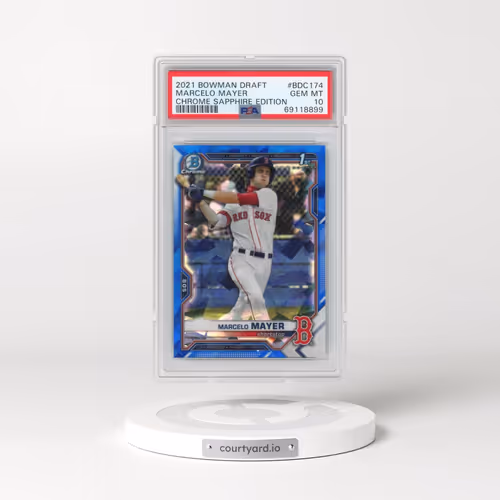 2021 Bowman Draft Chrome Sapphire Edition #BDC174 Marcelo Mayer (PSA 10 GEM MINT)