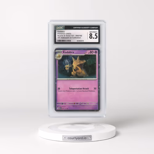 2023 Scarlet & Violet 151 - MEW EN #064/165 Kadabra - Cosmos Holo (Cos. Holo) 151 ex Box-Alakazam ex