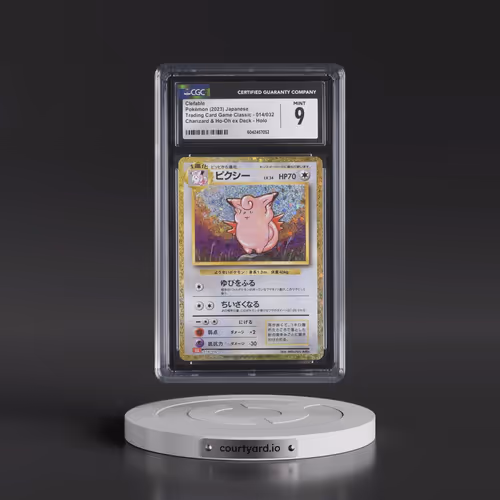 2023 Pokémon Cll-Trading Card Game Classic Charizard & HO-Oh EX Deck #014 Clefable (CGC 9 MINT)