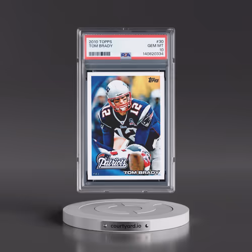 2010 Topps #30 Tom Brady (PSA 10 GEM MINT)