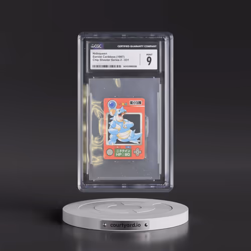 1997 Chip Shooter Series 2 (Rectangular Cards) #031 Nidoqueen (CGC 9 MINT)