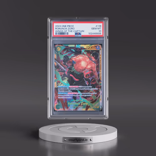 2024 One Piece Wings of the Captain #118 Roronoa Zoro (PSA 10 GEM MINT)