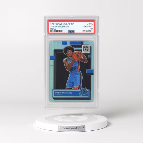 2022 Panini Donruss Optic #235 Jalen Williams - Holo (PSA 10 GEM MINT)