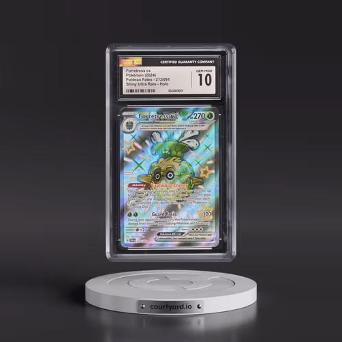 2024 Paldean Fates - PAF EN #212/091 Forretress ex - Shiny Ultra Rare Holo (CGC 10 GEM MINT)