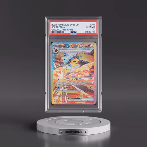 2024 Pokémon Sv8a-Terastal Fest EX #209 Jolteon EX - Holo Special Art Rare (PSA 10 GEM MINT)