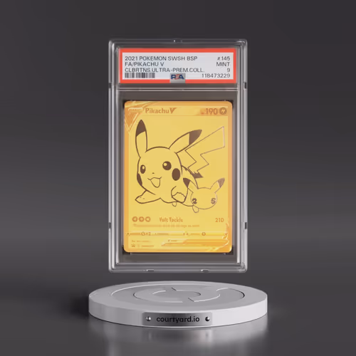 2021 Pokémon Swsh Black Star Promo #145 Pikachu V - Holo Full Art Celebrations Ultra-Premium Collect